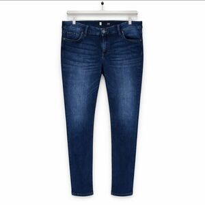 KUT From The Kloth Catherine Slouchy Boyfriend Blue Jeans Sz 10